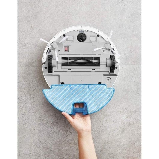 Aspirador Robô com Mopa Rowenta Explorer RR7747WH Navegação Laser 3 Níveis Potência Controlo por Voz Para Alérgicos