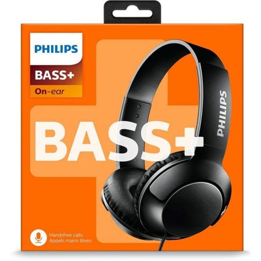 Philips Bass Plus SHL3075 Auriculares Con Micrófono Negros