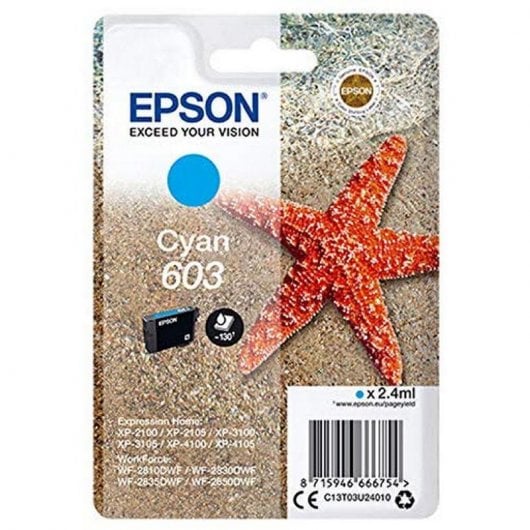Epson 603 Cartucho de Tinta Original Cian