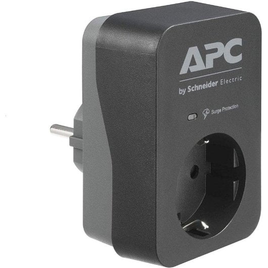 APC Essential SurgeArrest Protección contra Sobretensiones 1 Toma 230V Negro
