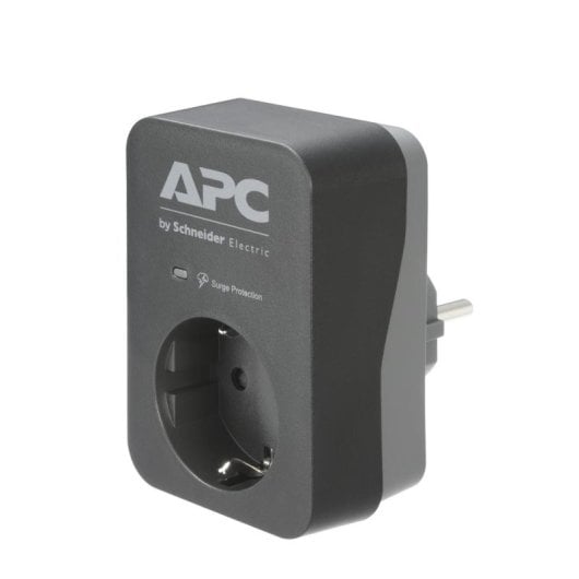 APC Essential SurgeArrest Protección contra Sobretensiones 1 Toma 230V Negro