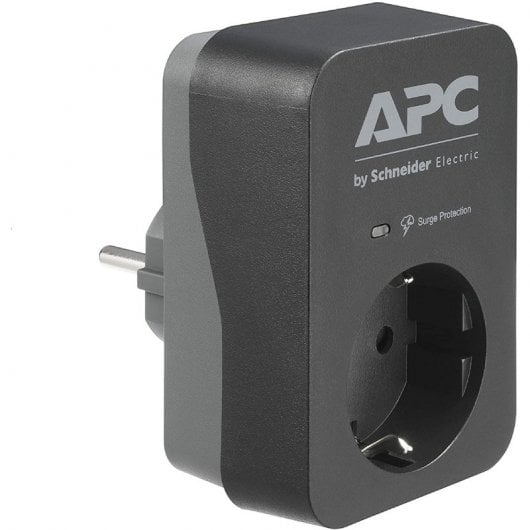 APC Essential SurgeArrest Protetor Contra Sobretensão 1 Tomada 230V Preto