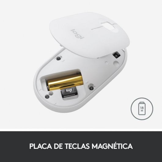 Logitech Pebble Mouse Wireless con Bluetooth Nero