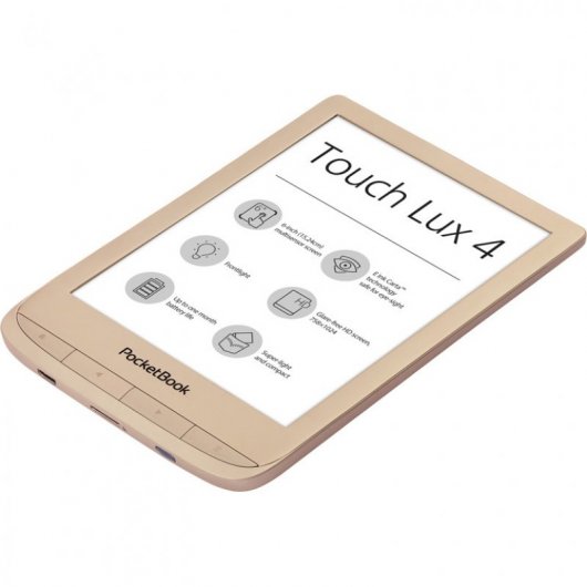 PocketBook Touch Lux 4 Edición Limitada eReader 6" 8GB Dorado