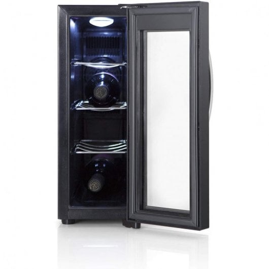 Orbegozo VT 415 Vinoteca 4 Botellas 13L Negro