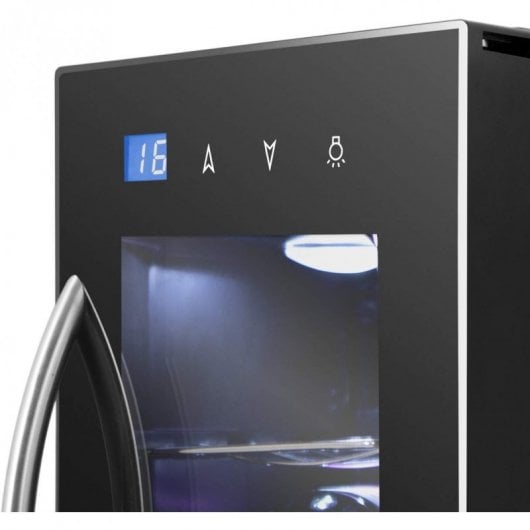 Orbegozo VT 415 Vinoteca 4 Botellas 13L Negro