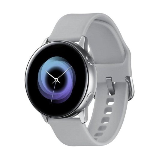 Samsung Galaxy Watch Active Bluetooth GPS NFC 40mm Super AMOLED Prata Resistente à água 5ATM