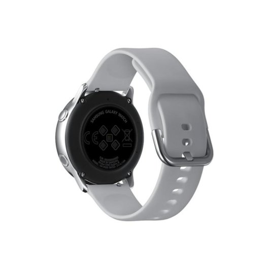 Samsung Galaxy Watch Active Bluetooth GPS NFC 40mm Super AMOLED Prata Resistente à água 5ATM