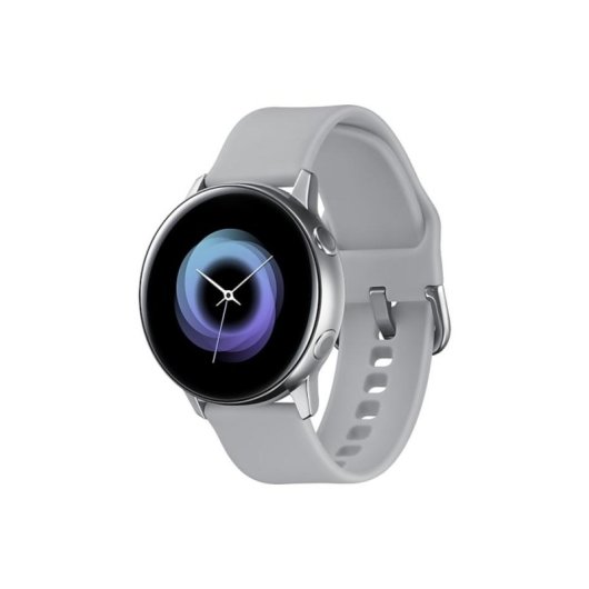 Samsung Galaxy Watch Active Bluetooth GPS NFC 40mm Super AMOLED Prata Resistente à água 5ATM