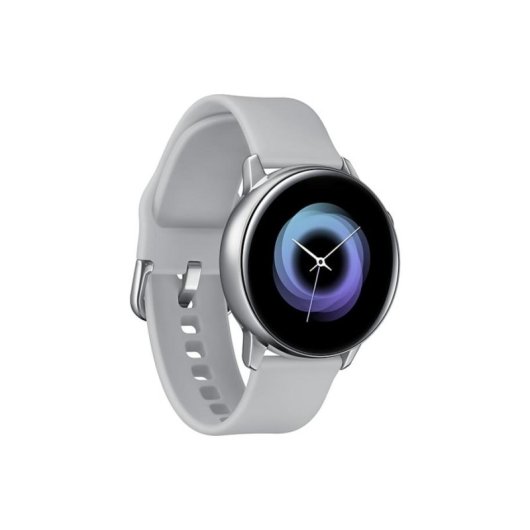 Samsung Galaxy Watch Active Bluetooth GPS NFC 40mm Super AMOLED Prata Resistente à água 5ATM