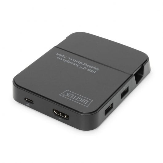 Digitus DA-70882 Dock Station para Smartphone USB-C a USB 3.0/2xUSB 2.0/USB-C/HDMI/SD/MicroSD