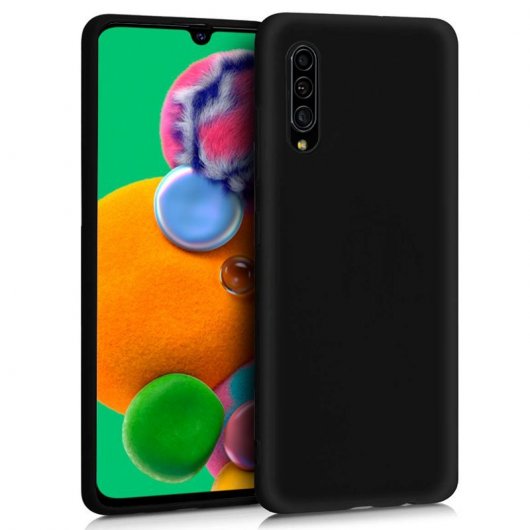 Cool Funda Silicona Negra para Samsung Galaxy A90
