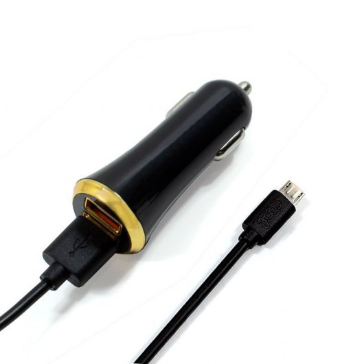 Cool Cargador Coche Micro-Usb Universal 3.4A Negro