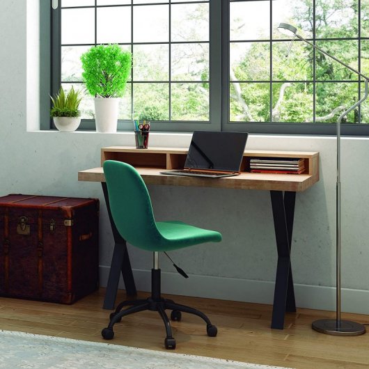 Adec X-Loft Mesa de Estudio Roble/Negro