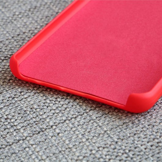 Avizar Funda de Silicona Semirrígida Roja Mate para Samsung Galaxy S10 Plus