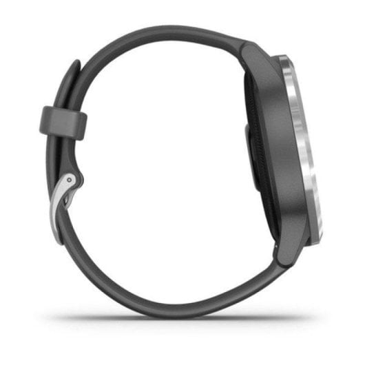 Garmin Vívoactive 4 Bluetooth GPS WiFi 45mm MIP Prata Cinzento Unissexo SpO2 Pulsómetro Sono