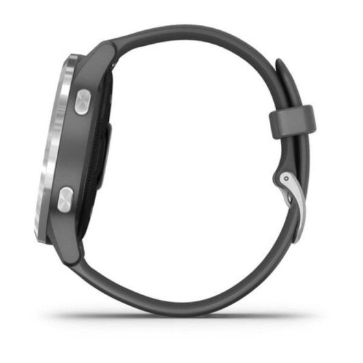Garmin Vívoactive 4 Bluetooth GPS WiFi 45mm MIP Prata Cinzento Unissexo SpO2 Pulsómetro Sono