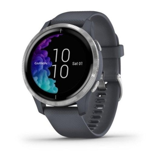 Garmin Venu Bluetooth GPS WiFi 43mm AMOLED Gris Argent M Suivi SpO2 Cardio Sommeil