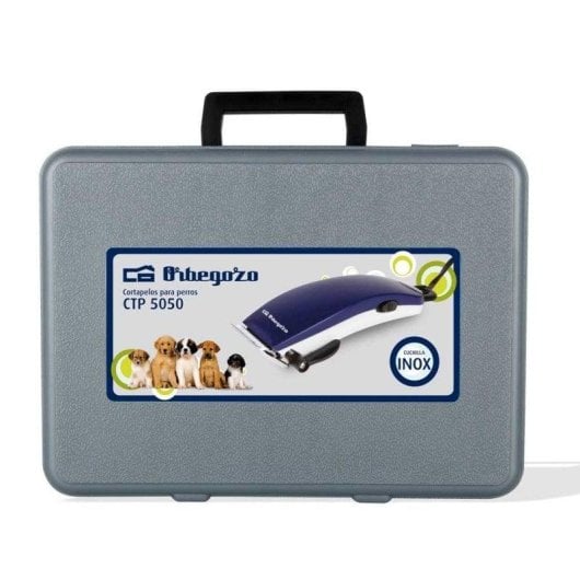 Máquina de Cortar Cabelo Animal Orbegozo CTP 5050 com Fio 4 Pentes Maleta Motor Potente