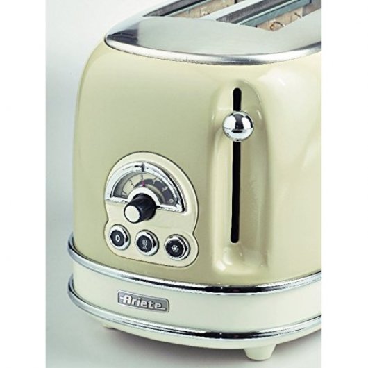 Ariete 155/13 Tostador Vintage 2 Ranuras 810W Beige