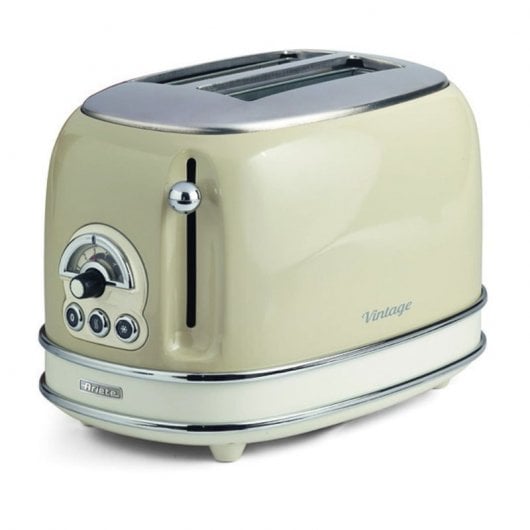 Ariete 155/13 Tostador Vintage 2 Ranuras 810W Beige