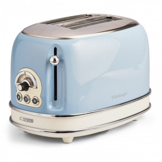 Ariete 155/15 Tostador Vintage 2 Ranuras 810W Azul