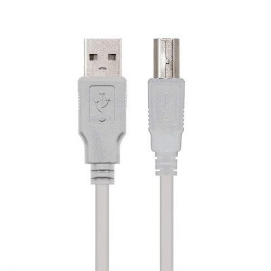 Cavo stampante Nanocable USB 2.0 tipo A/B maschio/maschio 1,8 m Beige