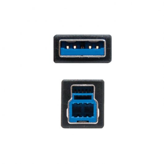 Nanocable Cable Impresora USB 3.0 Tipo A/B Macho/Macho 1m Negro