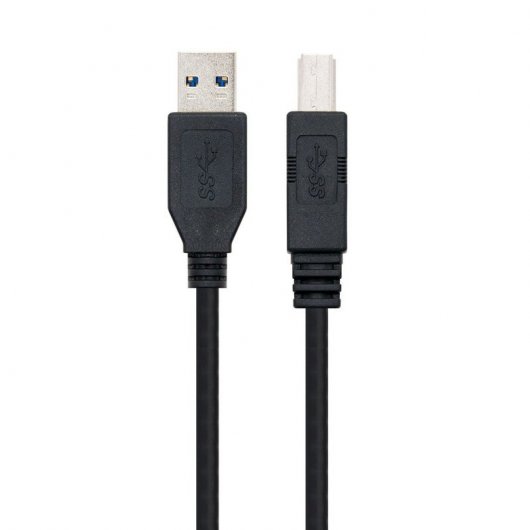 Nanocable Cable Impresora USB 3.0 Tipo A/B Macho/Macho 1m Negro