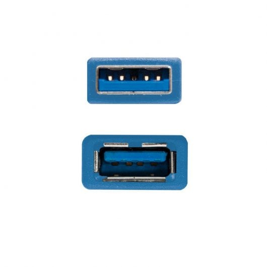 Cavo Nanocable USB 3.0 Maschio/Femmina Prolunga 2m Blu