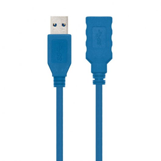 Cavo Nanocable USB 3.0 Maschio/Femmina Prolunga 2m Blu