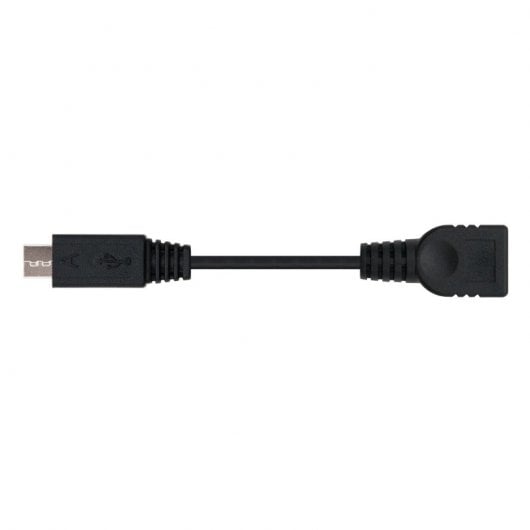Cavo OTG Nanocable USB 2.0 Micro USB-A maschio a USB-A femmina 15 cm nero