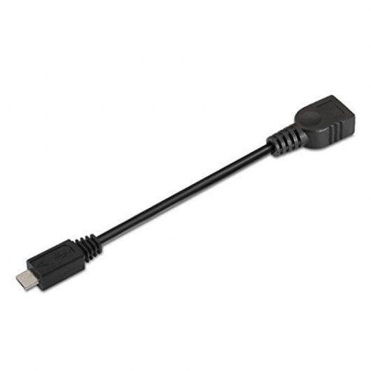 Cavo OTG Nanocable USB 2.0 Micro USB-A maschio a USB-A femmina 15 cm nero