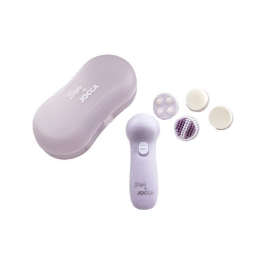 Jocca Limpiador Facial Eléctrico 3V + 4 Cabezales