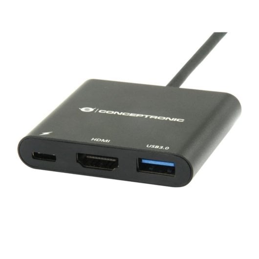 Dockingstation Conceptronic DONN01B USB-C 60 W HDMI Schwarz