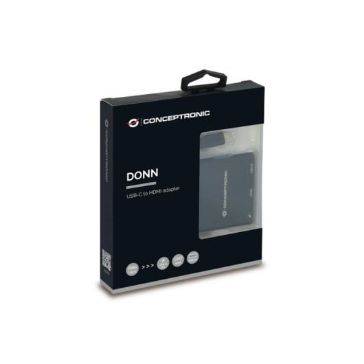Dockingstation Conceptronic DONN01B USB-C 60 W HDMI Schwarz