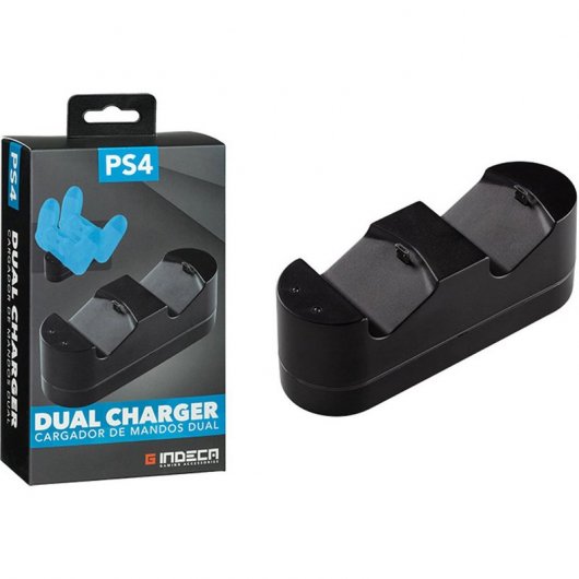 Indeca Gaming Carregador Dual de Comandos PS4