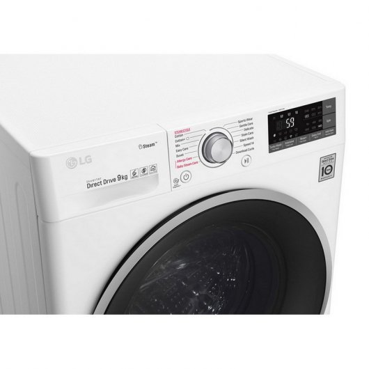 LG F2J7VY1W Lavadora de Carga Frontal 9Kg A+++ Blanca