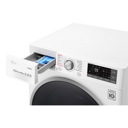 LG F2J7VY1W Lavadora de Carga Frontal 9Kg A+++ Blanca