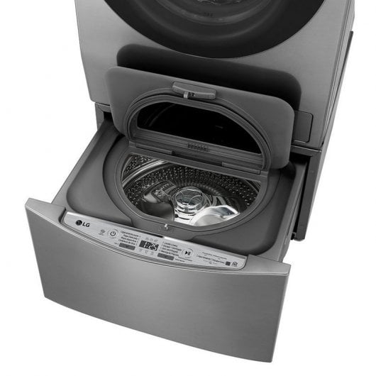 LG F8K5XN4 Twinwash Lavadora Mini 2Kg Acero Inoxidable
