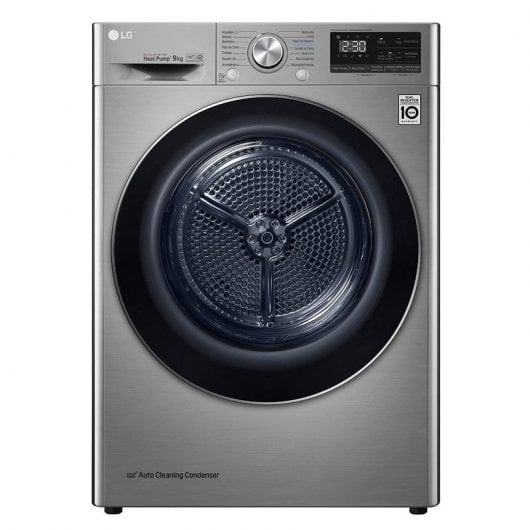 LG RC90V9EV2Q Secadora Bomba de Calor 9Kg A+++ Acero Inoxidable