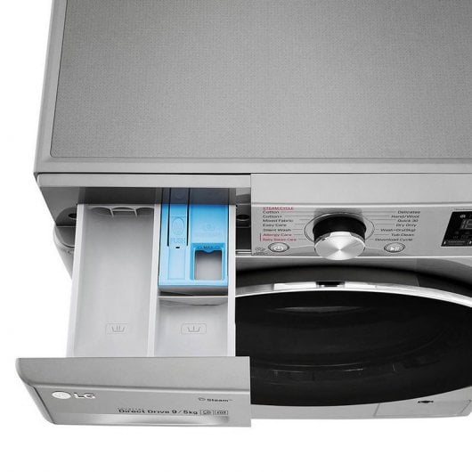 LG F4DN408S2T Lavasecadora de Carga Frontal 8Kg/5Kg A Acero Inoxidable