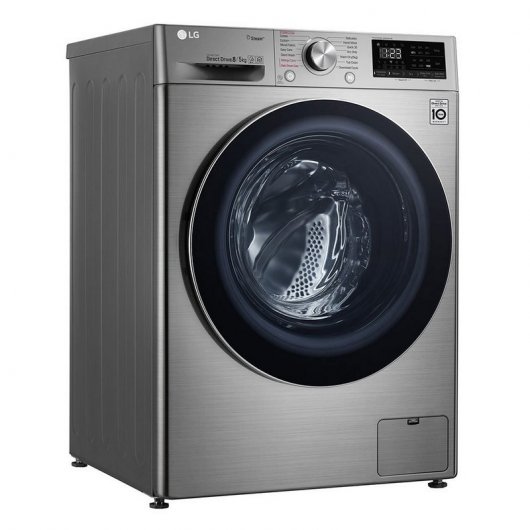 LG F4DN408S2T Lavasecadora de Carga Frontal 8Kg/5Kg A Acero Inoxidable