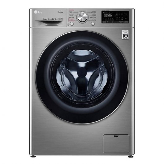 LG F4DN408S2T Lavasecadora de Carga Frontal 8Kg/5Kg A Acero Inoxidable