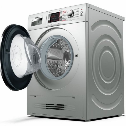 Bosch Serie 6 WVH2849XEP Lavasecadora de Carga Frontal 7Kg/5Kg A Acero Inoxidable Mate