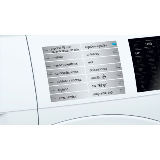 Siemens iQ500 WD4HU540ES Lavasecadora de Carga Frontal 10Kg/6Kg A Blanca