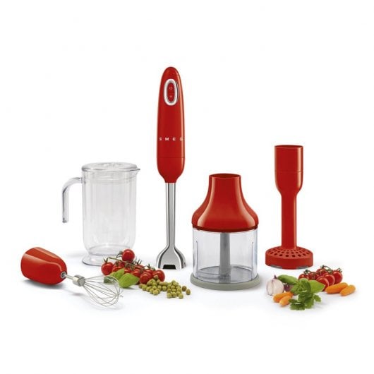 Smeg HBF02RDEU Batidora de Mano 700W Roja