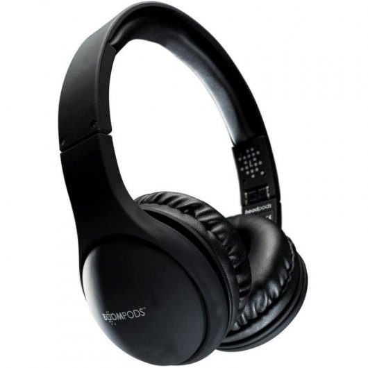 Boompods Headpods Auriculares Bluetooth Negros