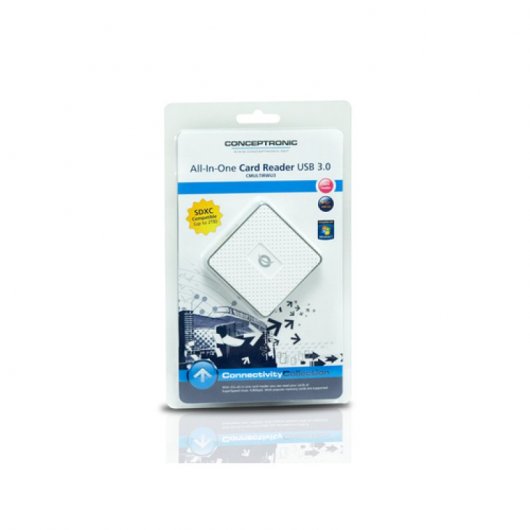 Conceptronic Multilector de Tarjetas USB Blanco