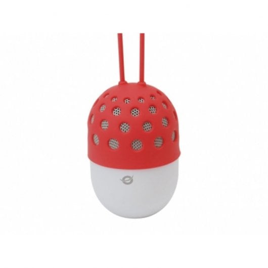 Conceptronic Altavoz Bluetooth Impermeable Rojo